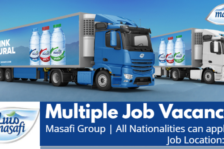 Masafi Careers In UAE Announced Job Vacancies – Latest Updates